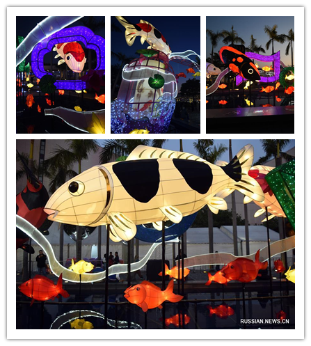 xinjiangru1's tweet image. Новогодняя выставка цветных фонарей открылась сегодня на площади перед Сянганским культурным центром в САР Сянган.