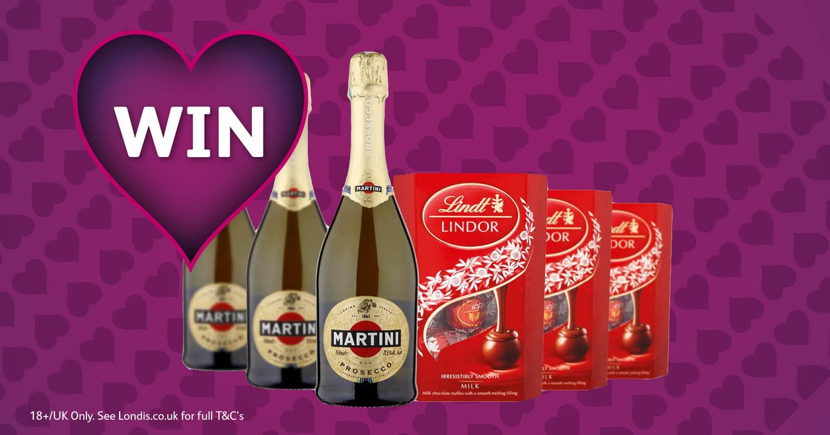 myLondis's tweet image. Want to get your hands on a bottle of Martini Prosecco &amp;amp; a box of Lindt LINDOR chocs for #ValentinesDay? 

For your chance to #WIN, simply RT &amp;amp; Follow @myLondis