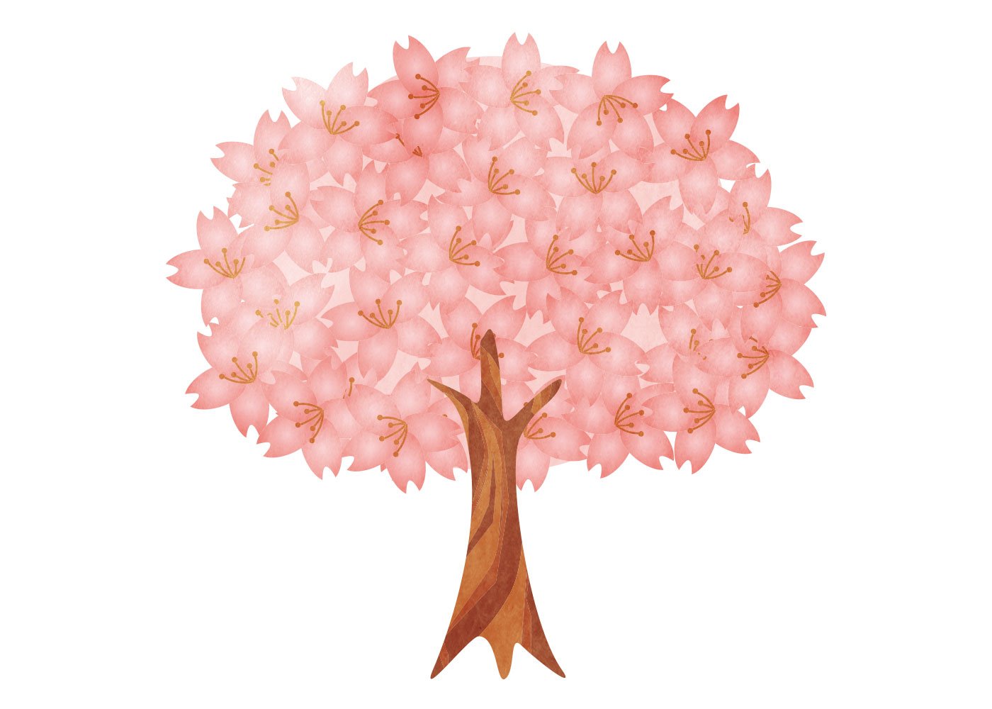如月kimimon 入学式と桜の木のイラストです Acで人間の絵を描いたのは初めてです 艸 あ 初めてじゃなかった サンタさん描いてました 入学式 桜の木 イラストac 無料でダウンロードできますので よければ覗いてみて下さい T Co