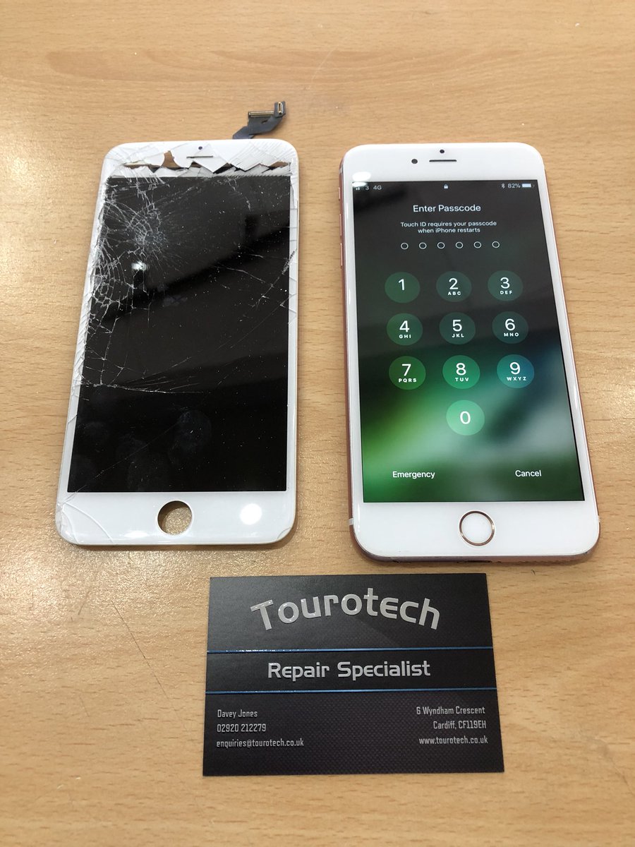 TouroTech's tweet image. iPhone 6s Plus Screen Replacement ✅😁 #iPhone #repair #Cardiff #CardiffCity