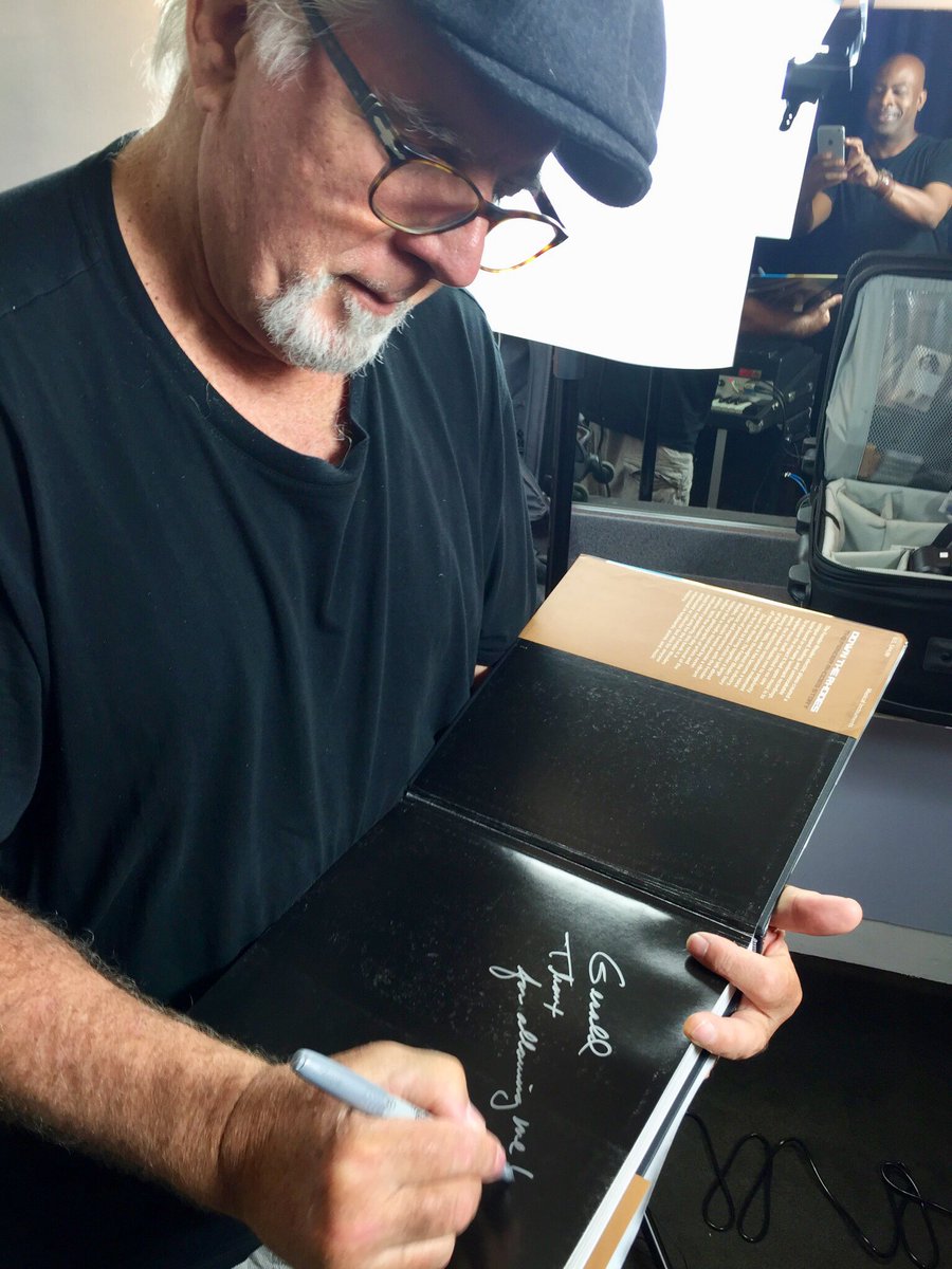 Michael McDonald signing our Author’s copy of “Down The Rhodes” book after we interviewed him for the “Rhodes Travels” film.

#HBD #MichaelMcDonald #interview #RhodesTravels #film #RhodesPlayer #DoobieBrothers #ikeepforgetting #minutebyminute #whatafoolbelieves #RhodesSongs