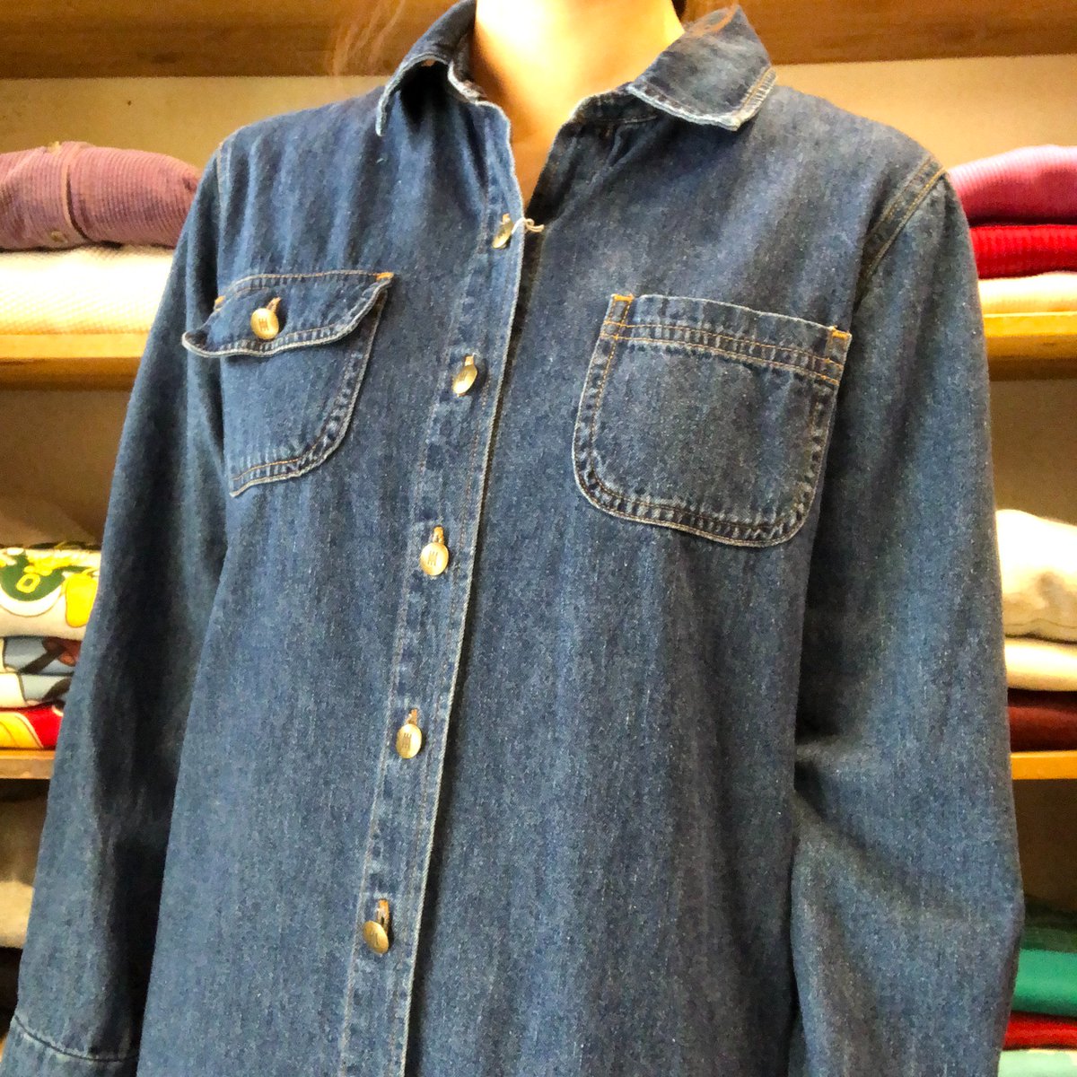 Kalanchoe בטוויטר Denim Dress フロントボタンなので着まわし出来て万能です Kalanchoe古着屋 カランコエ 古着屋 静岡市 Shizuoka 静岡古着屋 古着屋 レディース古着 Usedclothing 古着 Vintage Used Fashion デニムワンピース T Co Wvcclfhwji