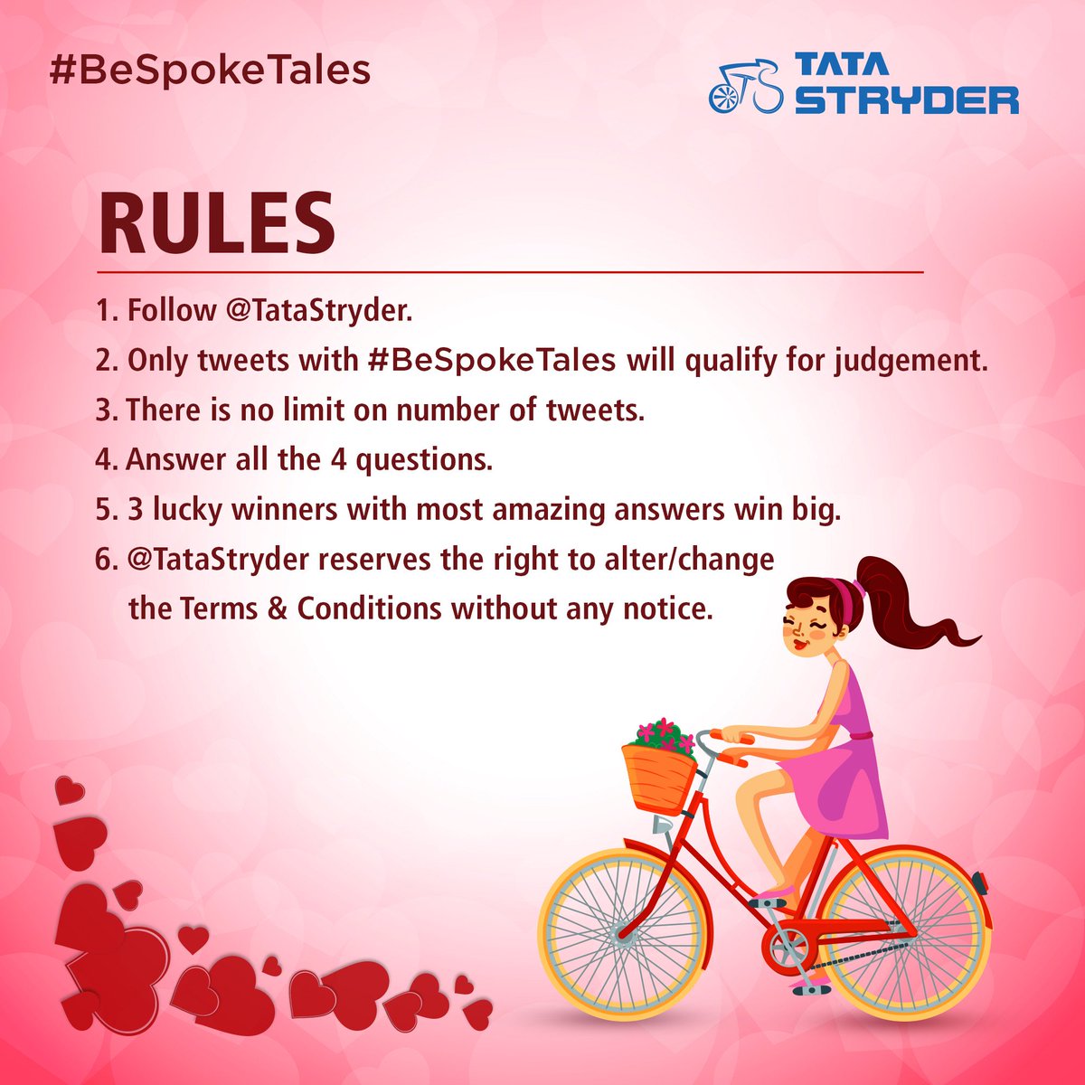 We are ready with the  #BeSpokeTales  #Contest. Go through the T&amp;Cs &amp; spread the word.

#ContestAlert