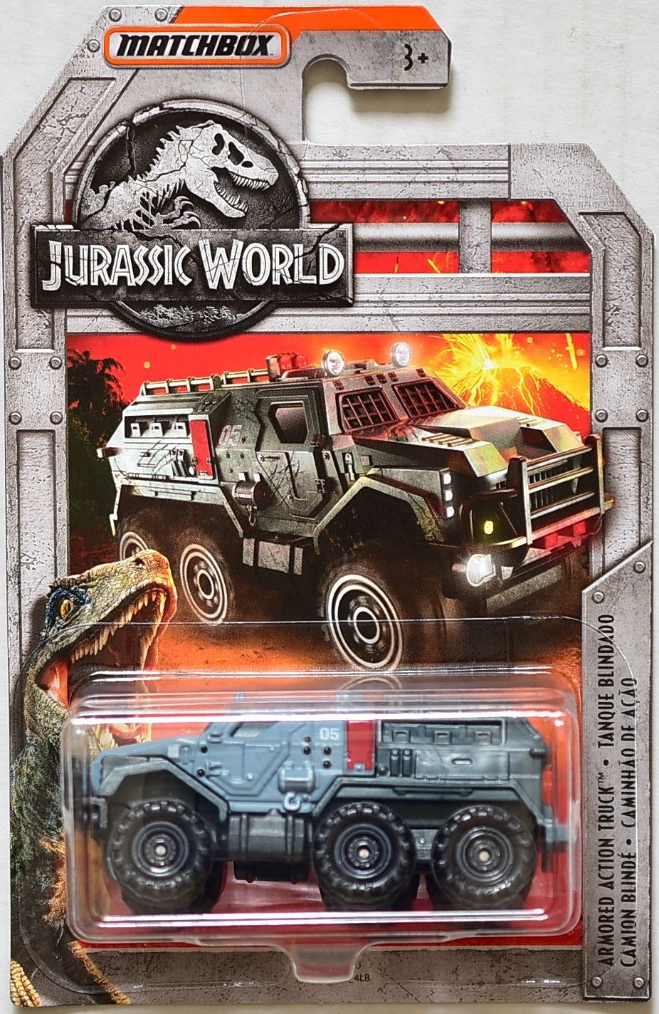 Jurassic world store fallen kingdom matchbox
