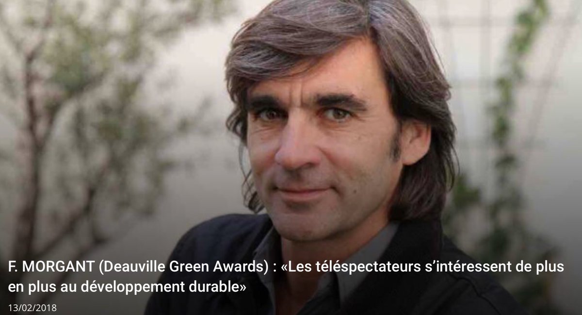 Depuis 7 ans, le festival «Deauville Green Awards»  se donne pour mission de valoriser les films institutionnels, spots et docs autour du développement durable et des éco-innovations. Entretien avec François MORGANT, Président des «Deauville Green Awards». lemediaplus.com/f-morgant-deau…