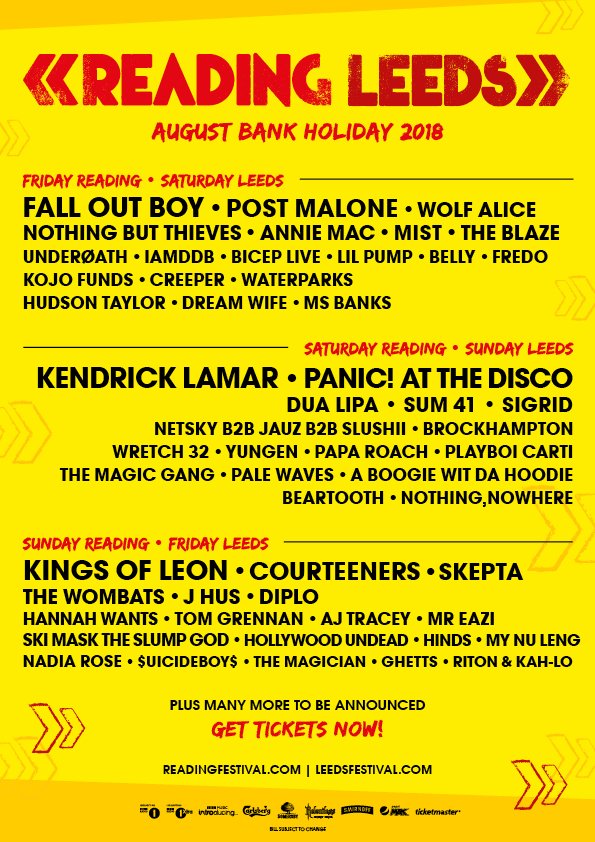 IT'S HERE! Your FIRST #RandL18 announcement! 🙌🙌 🎟 goo.gl/pXkNQT