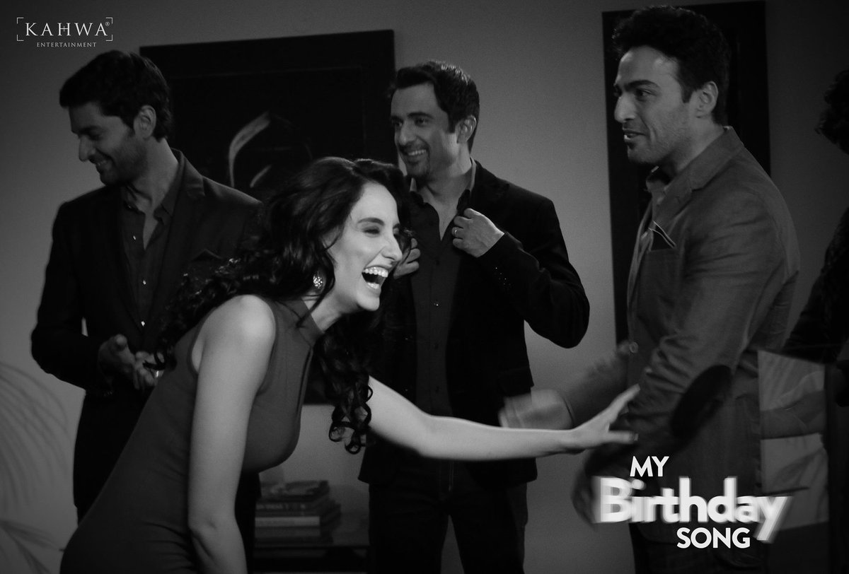 The giggles, smiles and laughter #MyBirthdaySong @Norafatehi <a href="/sanjaysuri/">sanjay suri</a> #AyazKhan <a href="/Purab_Kohli/">Purab Kohli</a> <a href="/kahwafilms/">KAHWA</a>