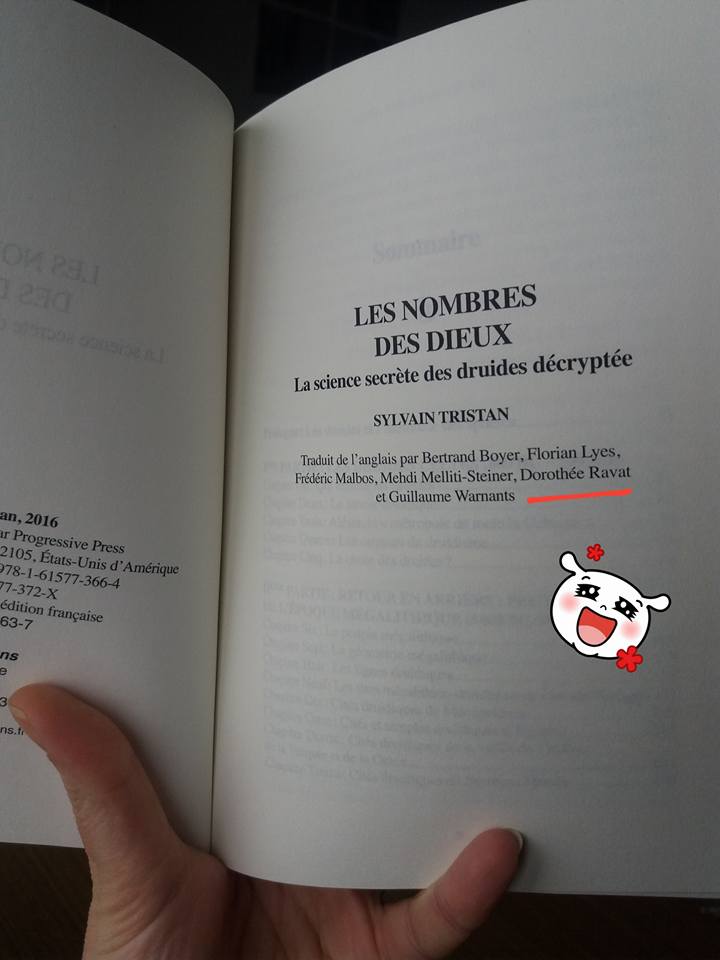 LicenceProDist's tweet photo. Et encore une star dans la promo #LPDIST 😎 @Dorlote8 traductrice de #LesNombresDesDieux de @SylvainTristan !!! On est au top ici 😄 https://t.co/b0Q4jgo7dz