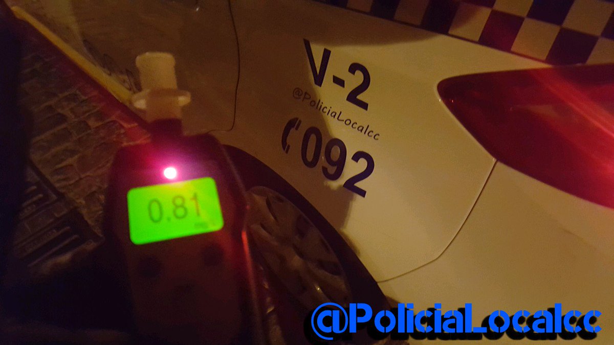 Esta pasada noche, conductor tras verse implicado en #accidente, es detenido como presunto autor de dos delitos contra la seguridad vial.