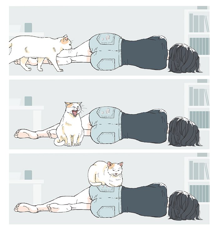 猫の良さを私なりに描いてみたらこうなった