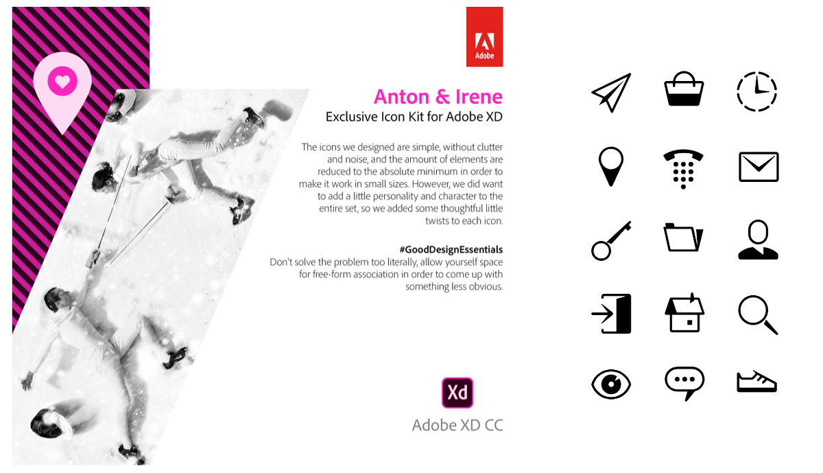 fubiz's tweet image. Creative Free Icons Kit for @Adobe XD adobe.ly/2ERtcn1 
#appchallenge #MadeWithXD