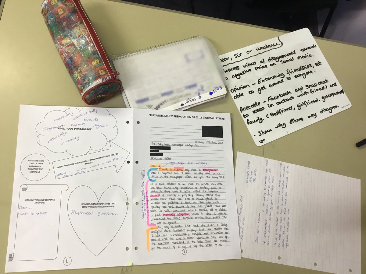 hyndburnacademy's tweet photo. Miss Daley wants to say a massive 'Well done!' to her Year 10 class on their 'The Write Stuff' efforts last week. Deconstructing 'what a good one looks like' (WAGOLL) in pairs/groups then constructing their own with their success criteria and planning. #nothinglessthan9 https://t.co/07Bu3WGtFX