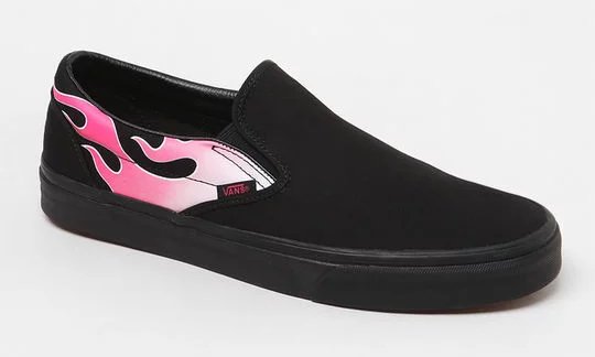pacsun vans flame