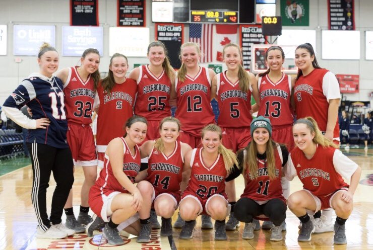 YOFF SZN BABY🏆🏀 Home double header tonight: Girls play Sanford at 5:30 and Boys play Noble at 7💤 be there and wear BLACK #blackout #goldballdreams #getrowdy <a href="/redstorm_sports/">Scarborough Red Storm</a>