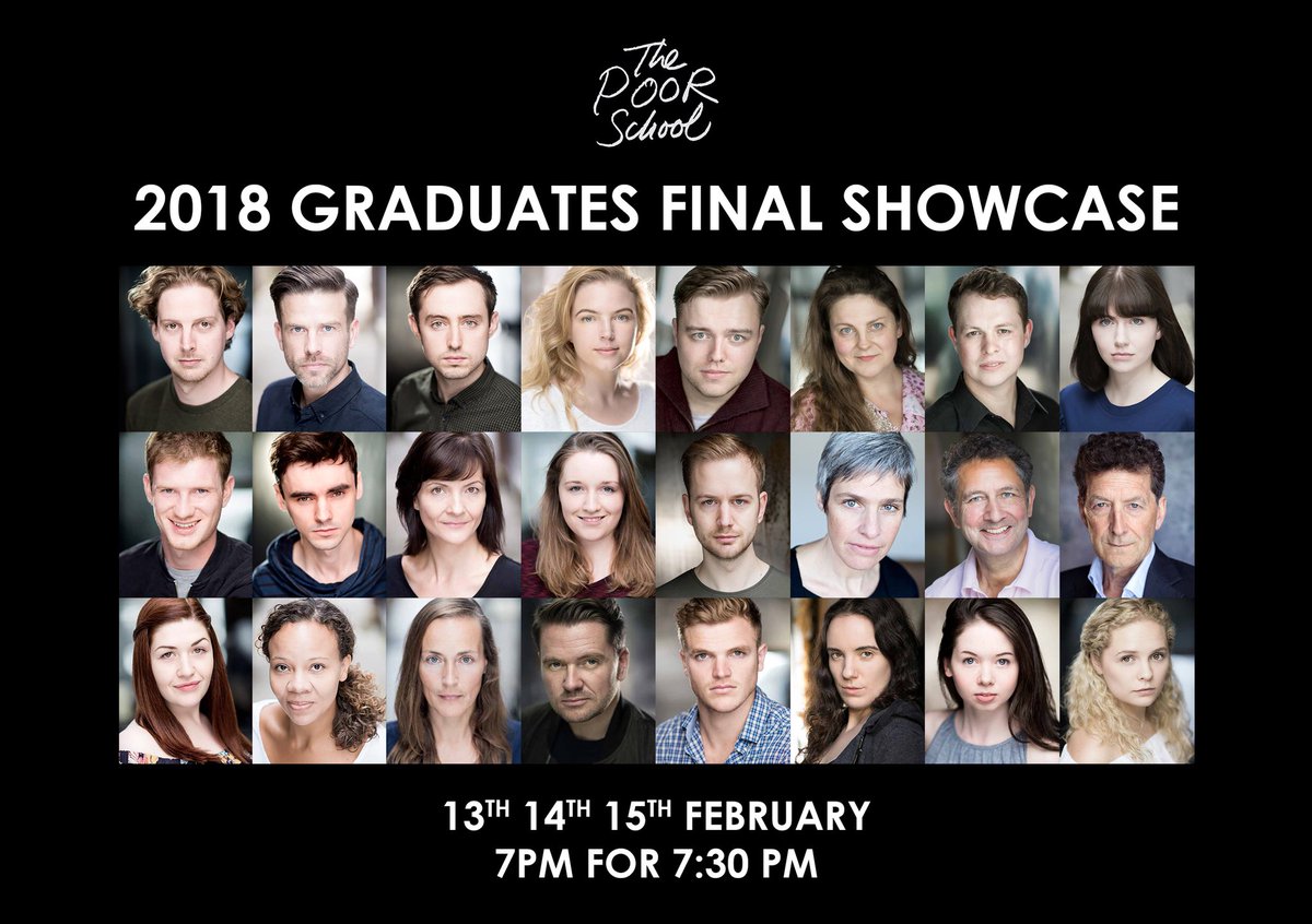 It’s here! The final graduate showcase of The Poor School.
