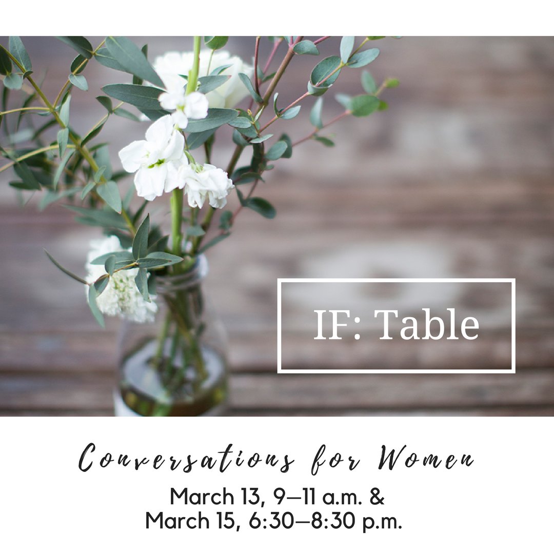 WillowCreekCL's tweet photo. Join the conversation!
IF: Table beginning this March!
Get details here, https://t.co/J5nBMjjUu0
#WCL #IF #IFTable #Women #GoLocal https://t.co/gsi8F5ZUgA