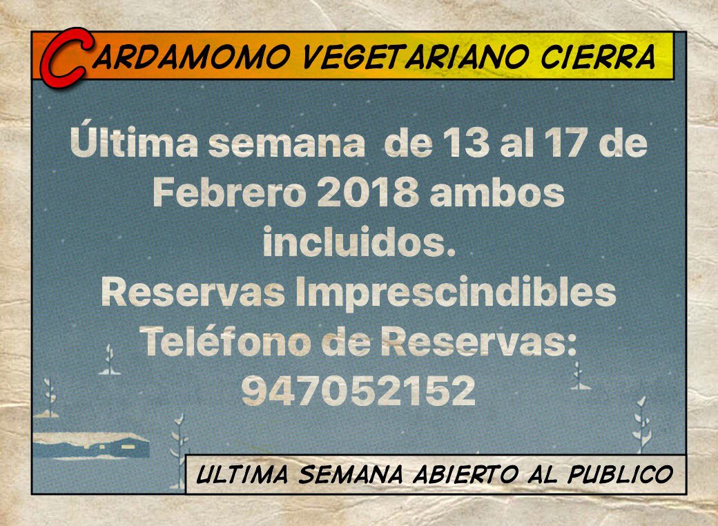 Si, la última Semana. ( En Burgos )
Las reservas se hacen imprescindibles en estos últimos días.
Teléfono de Información y Reservas: 947052152