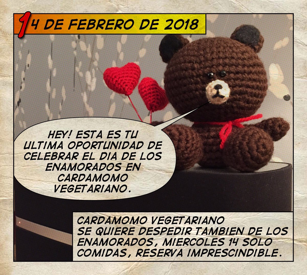 Enamorados del Mundo y De La Vida os esperamos en este día para celebrar que “el amor está en el aire”
Teléfono de Información y Reservas: 947052152