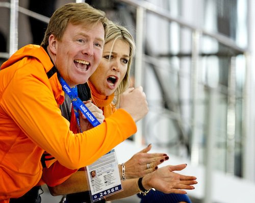 Were it not for football and speed skating, the Netherlands would have fallen apart into seven separate states a long time ago. Our king is highly visible at these events, cheering on his countrymen, because he knows the medals will be melted down to pay him.