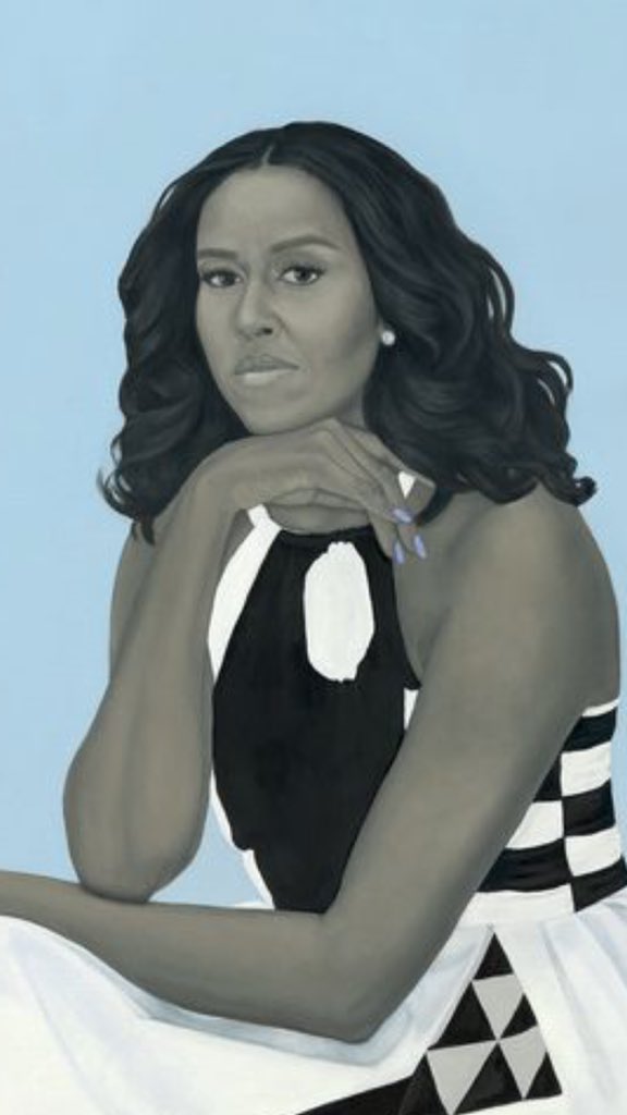 OnTheRedPill's tweet photo. Who is Kehinde Wiley? Sign of Satan. M.O. right thumb must be held in that position. Symbolism=downfall. M.O. holding white head? #FollowTheWhiteRabbit #Qanon #Q #Qanon8chan #DeepState #NWO #NewWorldOrder #Illuminati #TheGreatAwakening #MAGA #RedNationRising #CBTS #LockThemAllUp https://t.co/NGva7yJxzH