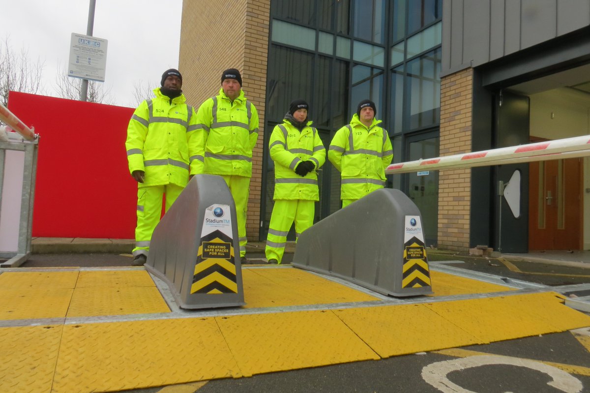 we_are_stadium's tweet photo. Great morning here at head office! It may have been cold and wet but the HVM barrier team went ahead and practiced a deployment! Familiarising and practicing with the equipment is key for both time and safety. Excellent work team! @ATGACCESS #SurfaceGuard #HVMSolutions https://t.co/X628szeHSG