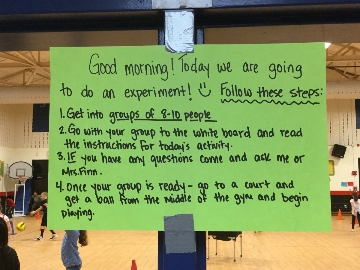 mygymlocker's tweet photo. I love having classes (4th grade) that are self sufficient! So I tried something today... and it has worked great to start the day! @MBESprincipal @kpcooke @CoachTayler @FCS_HealthPE @CoachConner2 #selfeducating #independent #workhardplayharder https://t.co/GW9VfKhKnH