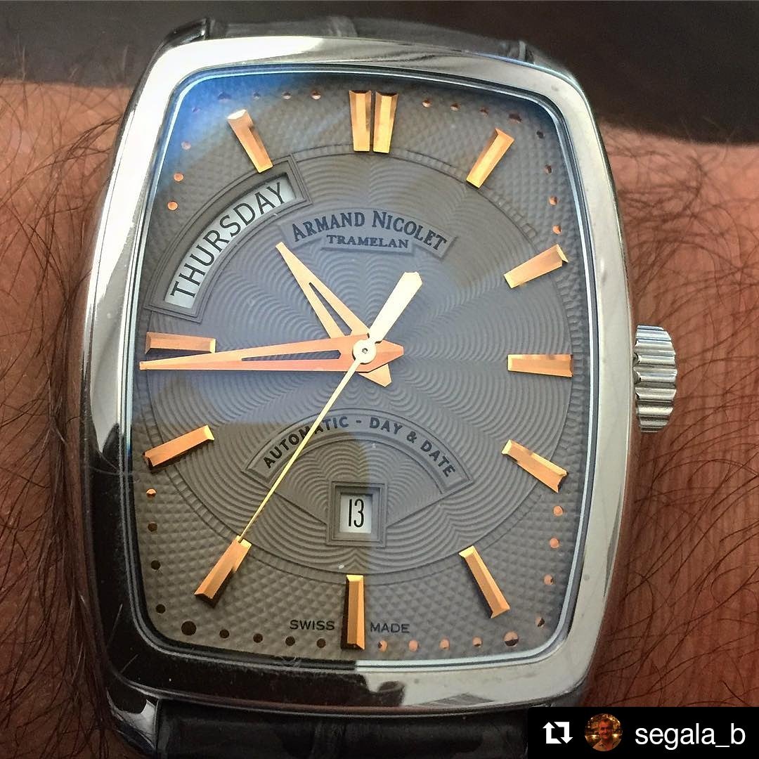 Thanks to @segala_b for this great shot. 

Think you can do better? 

Use #ANhappycustomer to post your #armandnicolet photo - we will repost our favourites.

#Swiss #Watches since 1875