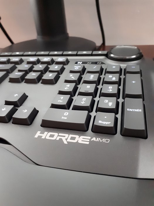 leprofviolet's tweet photo. Enfin reçu mon #Roccat #HordeAimo (mais avec 4 jours de retard, je ne dis pas merci à @AmazonFR ...) ! Très bonne première impression, à voir sur la durée. https://t.co/ZZBadceAIH