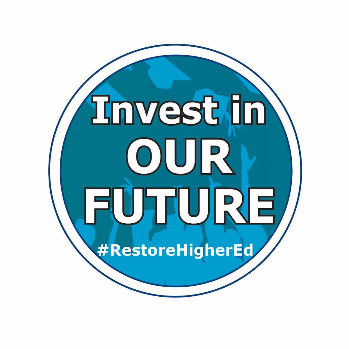 It’s Higher Ed Day at the Capitol – let’s recognize the value of investing in public colleges & universities. More degrees = stronger workforce, stronger economy. #RestoreHigherEd