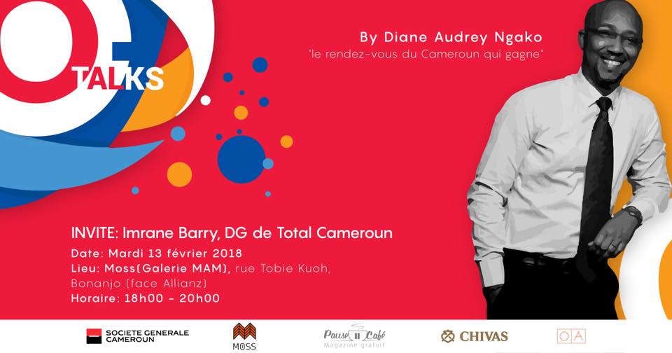 Voodart's tweet photo. Rendez-vous ce soir à @MamGalerie pour @otalkscm #9 avec Imrane Barry, le DG de Total Cameroun. Nous avons été FULL en moins de 24h.
Visuel : @omenkart
Partenaires : @SGCameroun - @BVSCameroun - @Studioxldouala - Pause Cafe Magazine #OTalksCM https://t.co/Zcw8ISH0il