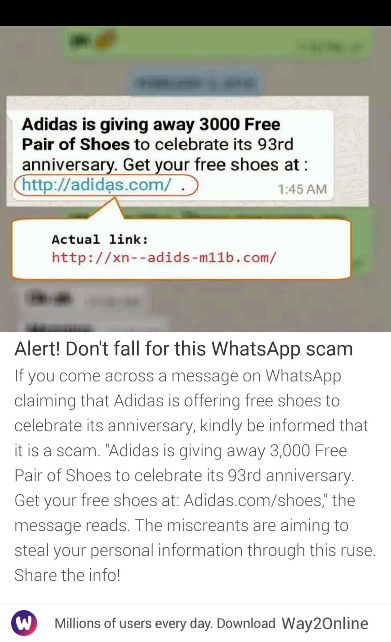 BCP MAN on Twitter: "Alert! Don't fall for this WhatsApp scam! #BewareFraud  https://t.co/4IP5TWgce0" / Twitter