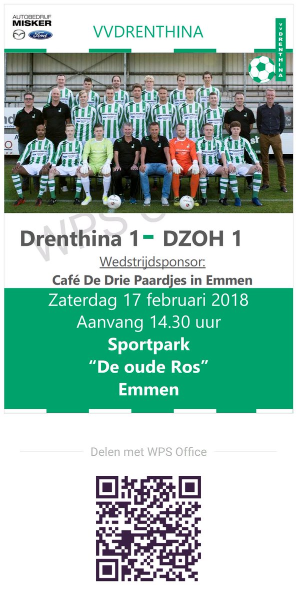 vvDrenthina's tweet photo. Zaterdag a.s. de Emmer derby Drenthina-DZOH. #dredzo https://t.co/hdBvBRnP0W