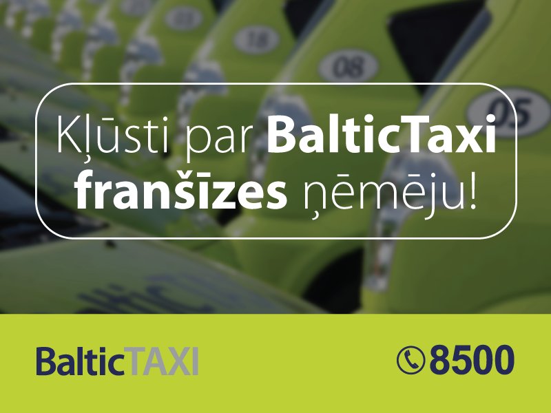 BalticTaxi's tweet photo. Biznesa taksometri Tavam biznesam! Kļūsti par @BalticTaxi franšīzes ņēmēju!*
  * Mūsu franšīze piedāvā gatavu biznesa konceptu, kas ļauj ne tikai  strādāt savā taksometru biznesā, bet arī - personīgi vadīt to.
 Uzzini vairāk: https://t.co/Vz0x9WIzPF https://t.co/XQrKIcEJa7