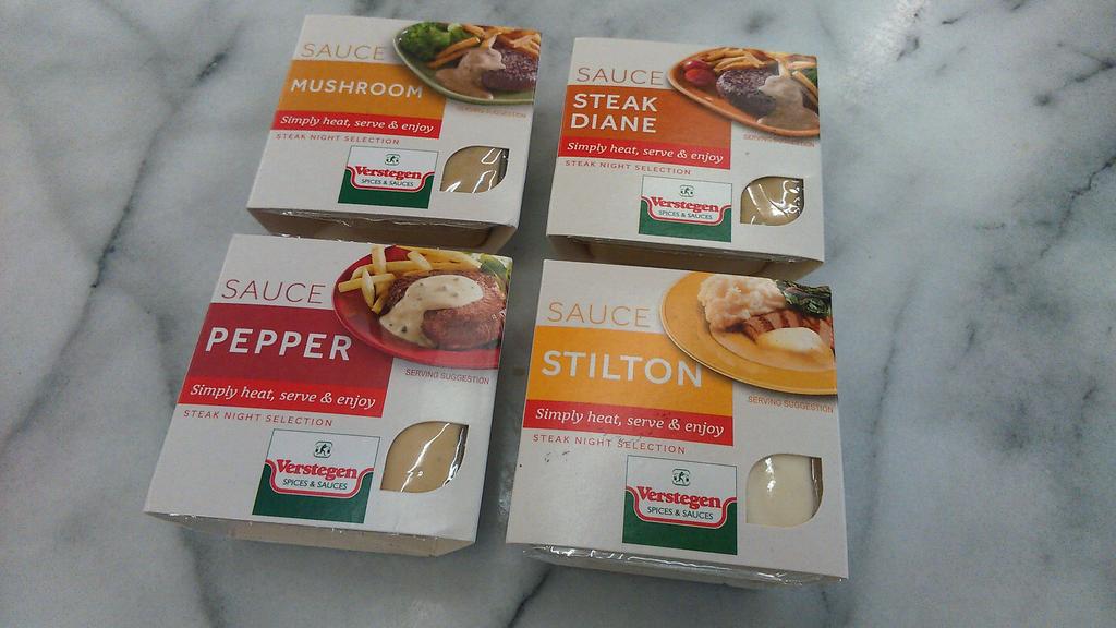 PartridgesButch's tweet photo. FREE sauce with selected valentine's steak, which is your favourite? https://t.co/tE0wn3KGpM