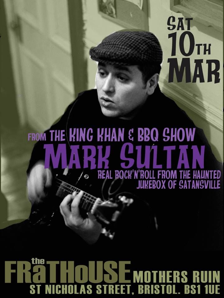 Just Announced: Mark Sultan (from King Khan &amp; The BBQ Show), 10th March, Mothers Ruin
#mothersruin #ruin #themothersruin #bristolgigs #gig #bristol #livemusic #bands #music  #nitelife #clubnight #clubnights
#stnicsmarket #2am #mothersruinbristol

 buff.ly/2G9D8rk