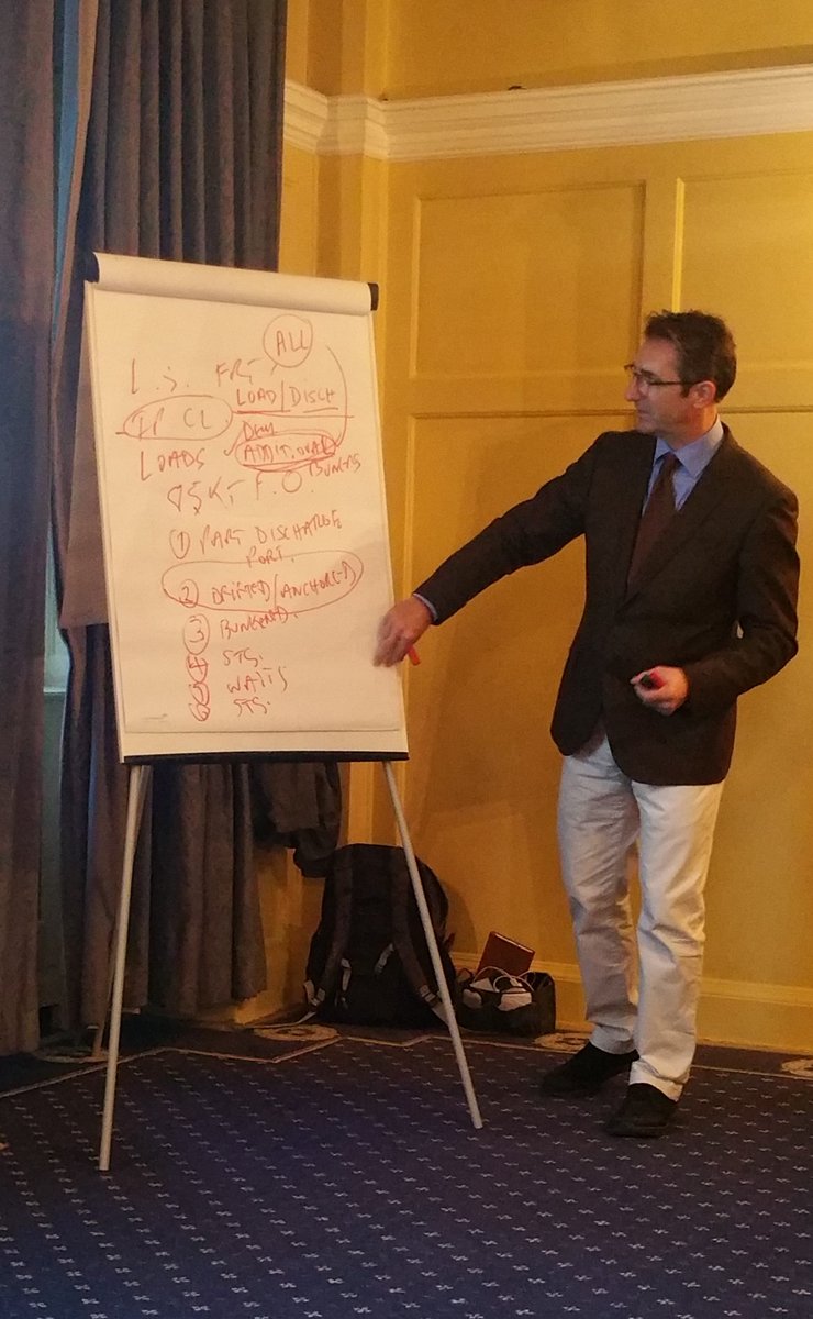 asdemltd's tweet photo. The 27th Annual Party @LTOPSPARTY took place at the Honourable Artillery Company HQ, London last month. Andrew Wilding, Managing Director of @asdemltd, gave a #workshop on Oil Industry #Laytime and #Demurrage for Tanker Operators. https://t.co/cvbyN2b0tk