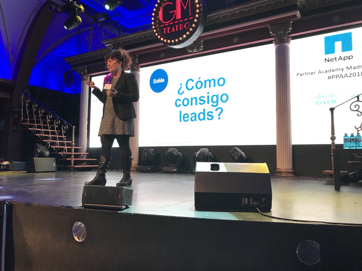 juanolivagil's tweet photo. @estelamosteiro nos enseña a conseguir más leads. #PPAA2018 @NetApp_es https://t.co/WQeRSMteaY