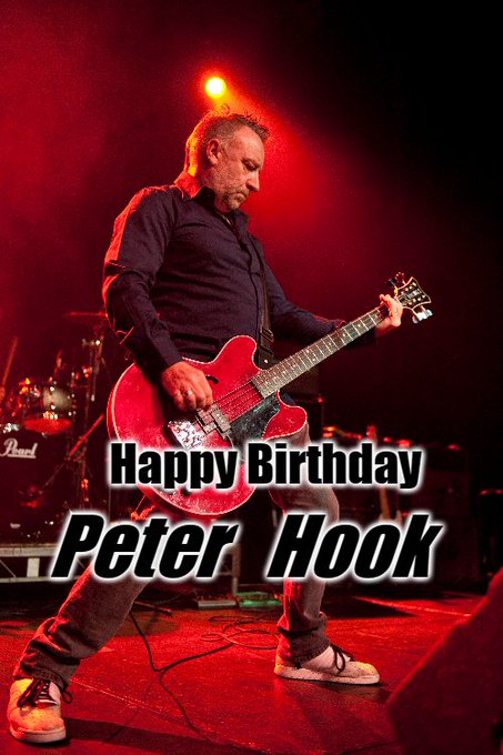 Happy Birthday - Peter Hook  
Born:13 February 1956  