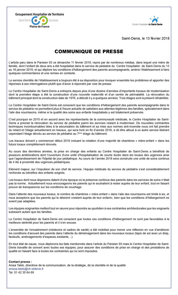 GHT Plaine de France tweet media