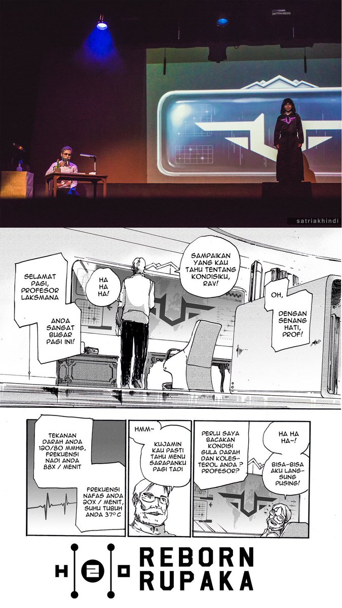 H2OReborn's tweet photo. #H2ORebornRupaka from Comic Panel to Live-Stage. https://t.co/bbTPdRiF9s