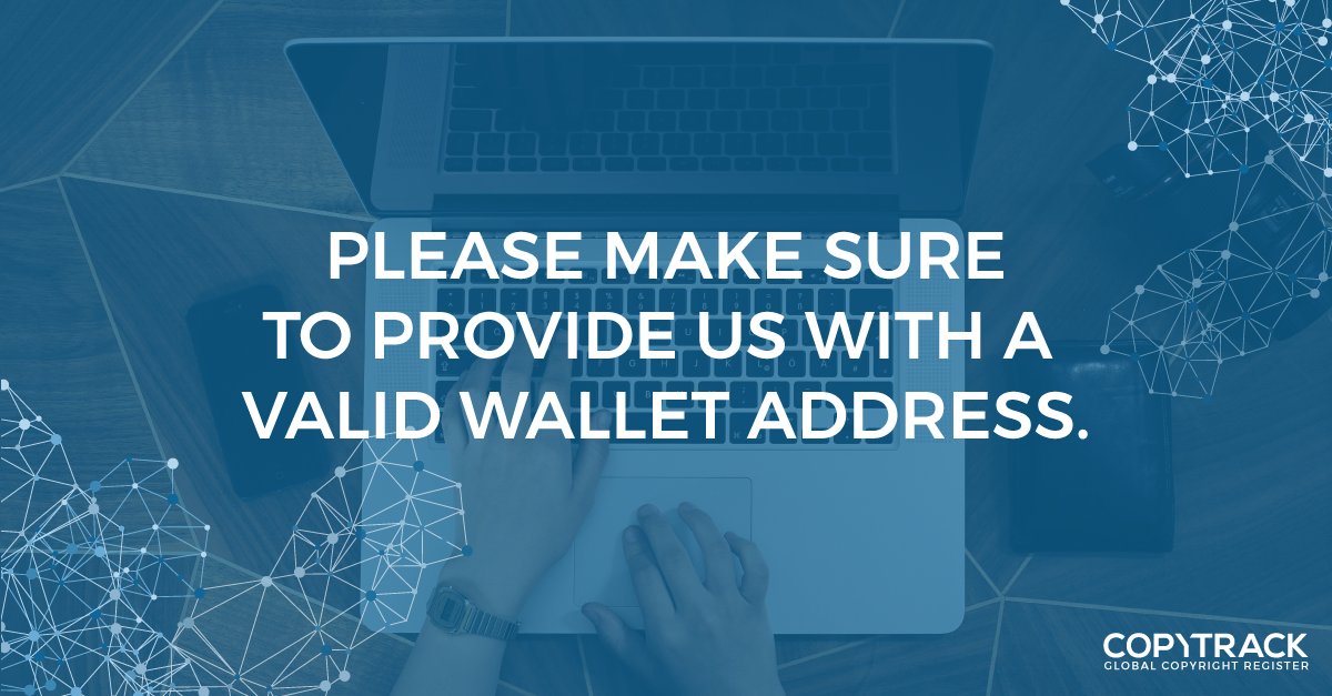 concensum_org's tweet image. 🔜  All bounty tokens will be distributed before February 26th.

IMPORTANT: Exchange account wallets are not supported and can cause loss of all your earned CPY Tokens. Please make sure to provide us with a valid wallet address 👉 bounty.copytrack.io