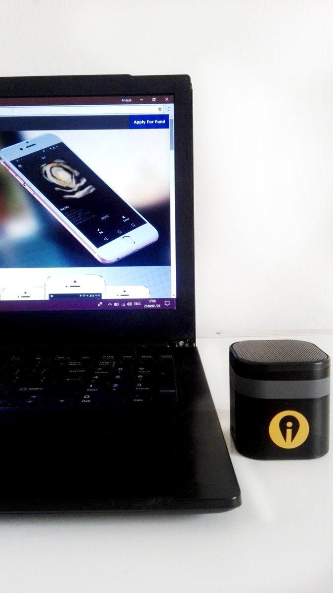 ExhibidApp's tweet photo. Here's another teaser of what's available on our @thundafund page. Who doesn't need a bluetooth speaker? https://t.co/3Ud3qvNxcZ https://t.co/MoUKidqyHD