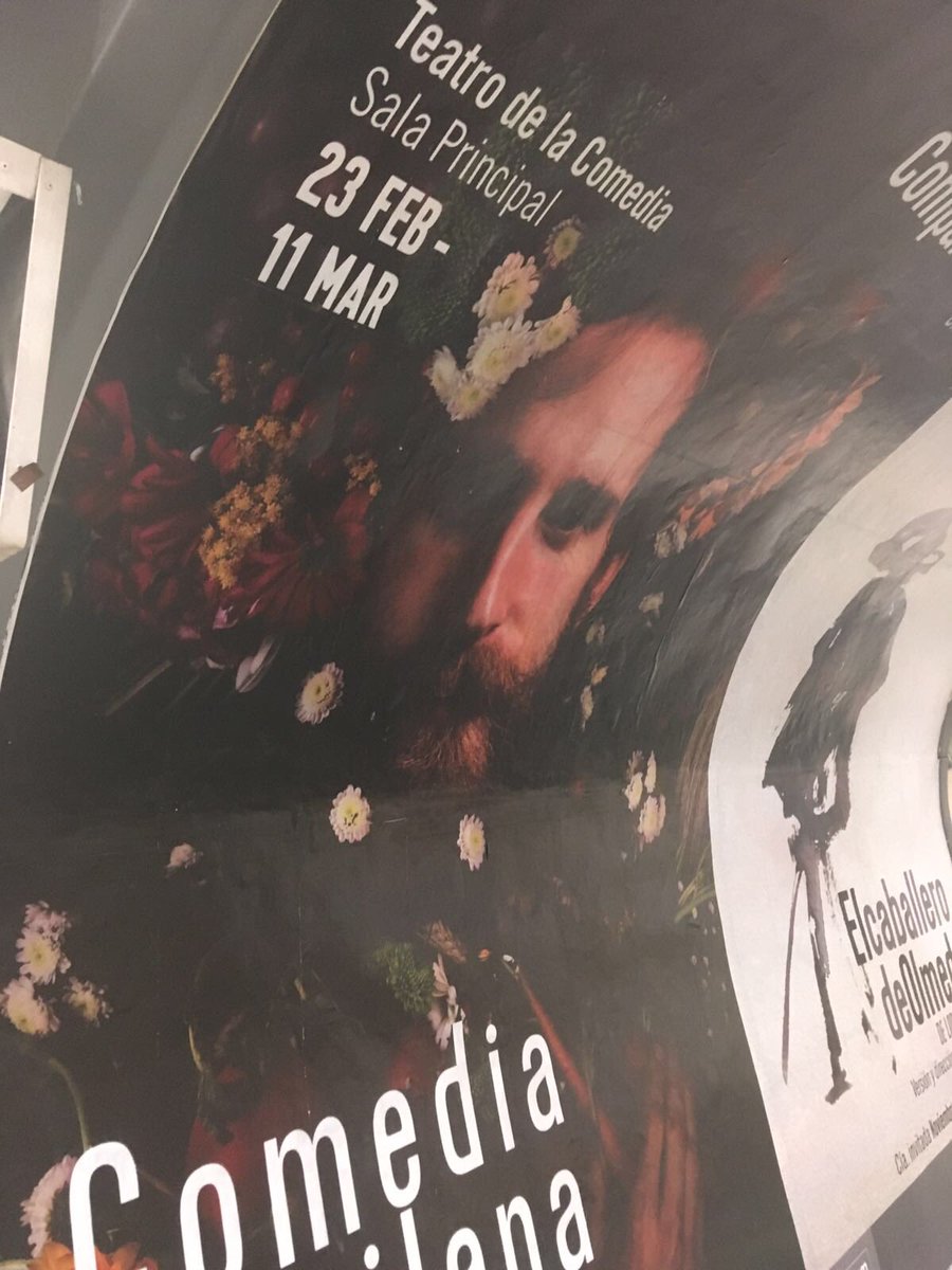 Cachopaaan's tweet photo. Yo ya admiraba a mi hermano...mucho antes de encontrármelo estampado en la publicidad del metro. 
23feb-11marz
#ComediaAquilana @TEATROCLASICO @naodamores https://t.co/JLF57fKvxd