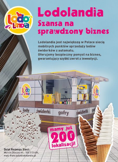 Chcesz być sam sobie szefem? Decydować o wszystkim i czerpać zawodową satysfakcję? 🤔 
Już dziś pomyśl o swoim biznesie! #Lodolandia 👉 lodolandia.pl | gwarantujemy szybki zwrot z inwestycji 👍