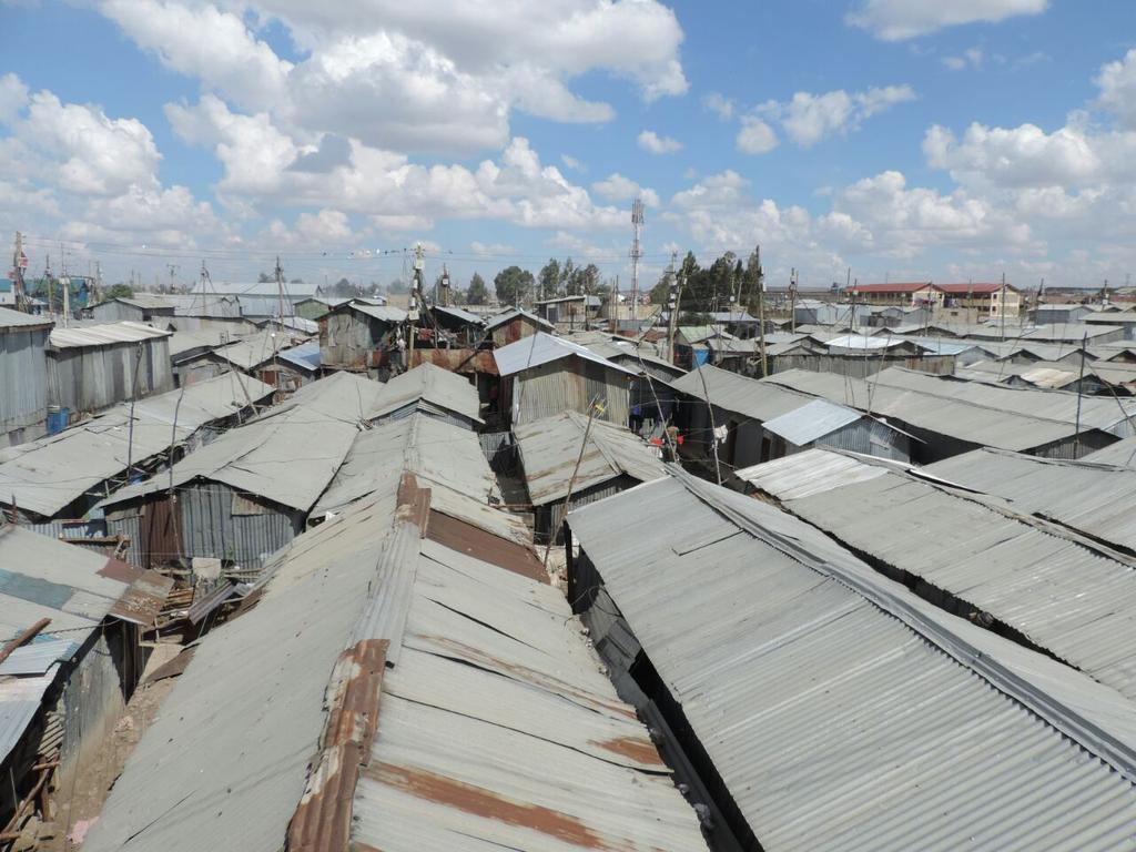 Housing in the informal settlements of Mukuru are low-quality, primarily temporary in nature and exhibit high rates of tenancy. #BoreshaMukuruSasa