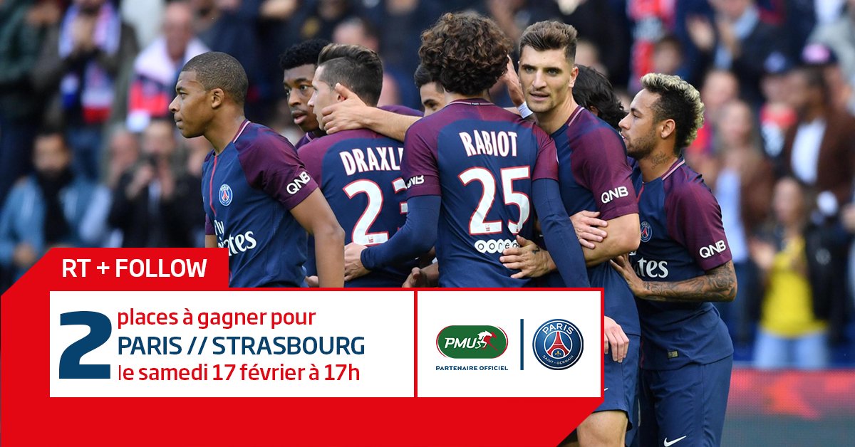 PMU_Sport's tweet image. [Cadeau] 🆕 2 places à gagner pour le match de ce samedi #PSGRCSA ⚽️ Venez encourager le @PSG_inside 🔴🔵

🔁 RT + Follow @PMU_Sportif pour participer 
⏰ Tirage au sort demain soir 🤞