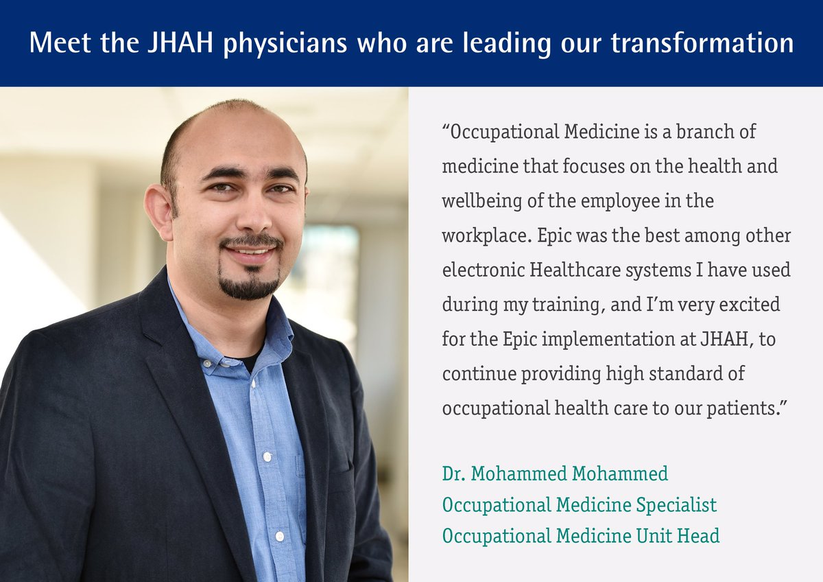 JHopkinsSaudi's tweet image. Meet our people who are leading JHAH’s transformation, Dr. Mohammed Mohammed
bit.ly/2Bto4G6
#FirstInSaudi #Epic #HealthIT