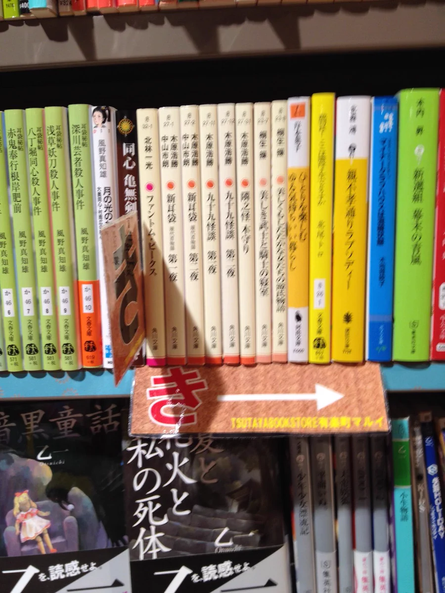 文庫を探すときの画期的な方法！？ｗ見出しが前から見えるだけで売り上げもアップ！