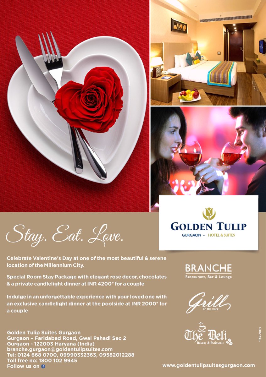 GoldenTulipInd's tweet photo. Celebrate #Valentine's #Day like never before at #GoldenTulip #Hotels. https://t.co/qzRsl8ncWV