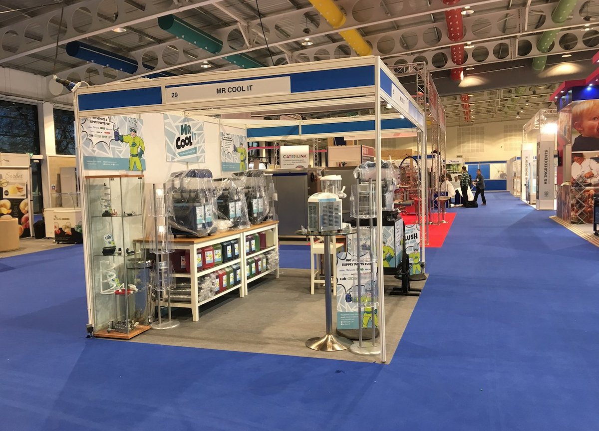 We've finished setting up the stand for the first day of #IceCreamExpo2018! Come and say Hi to us at Stand 29 ☺️👌 #IceCreamExpo <a href="/IceCreamUK/">The Ice Cream Alliance</a>